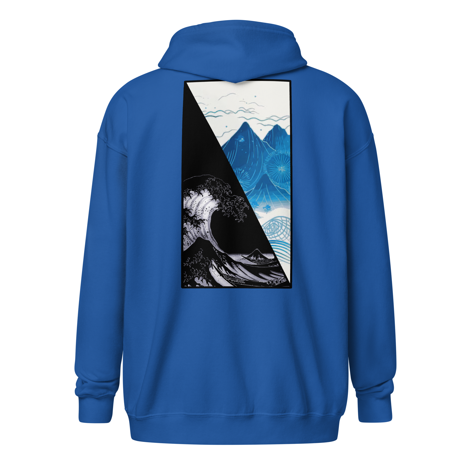 Great Wave X Mountain Zip Up
